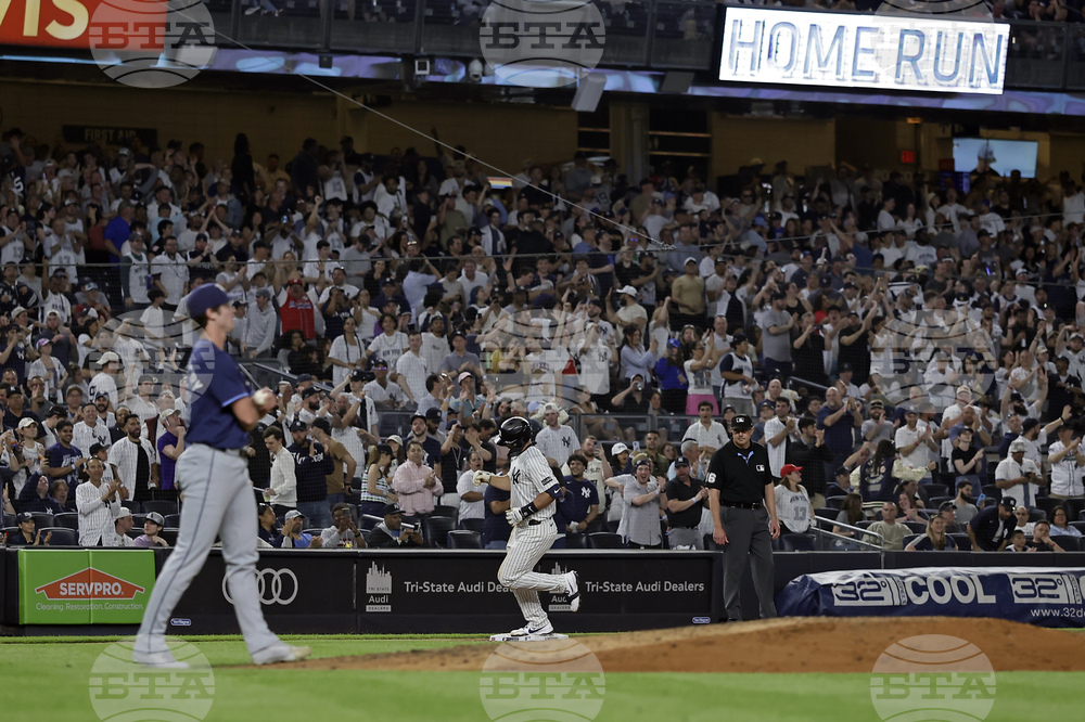 Rays Yankees Baseball