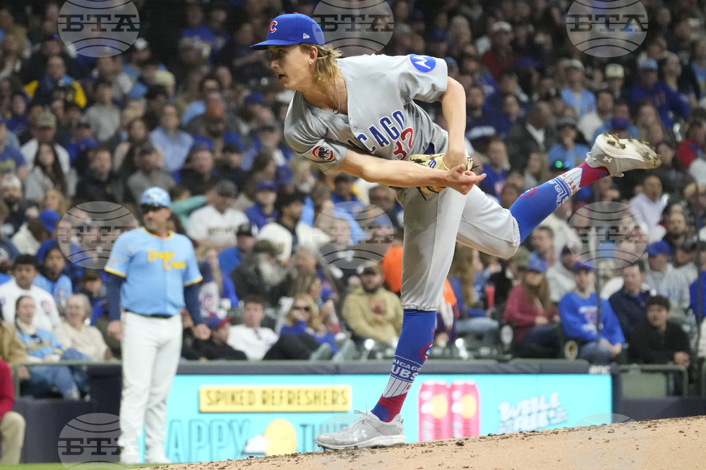 Cubs Brewers Baseball