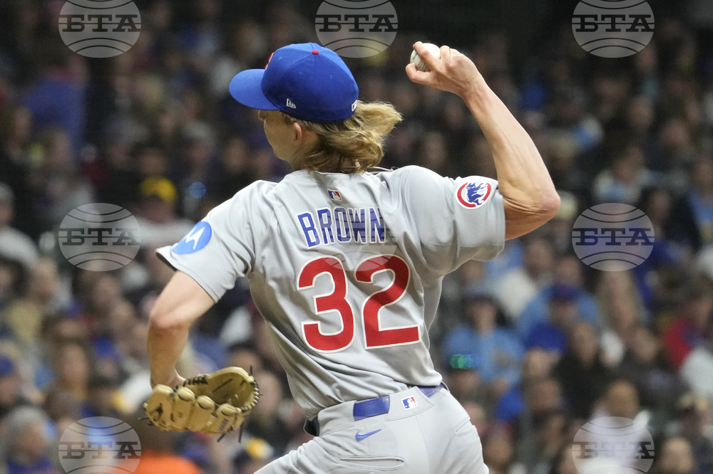 Cubs Brewers Baseball