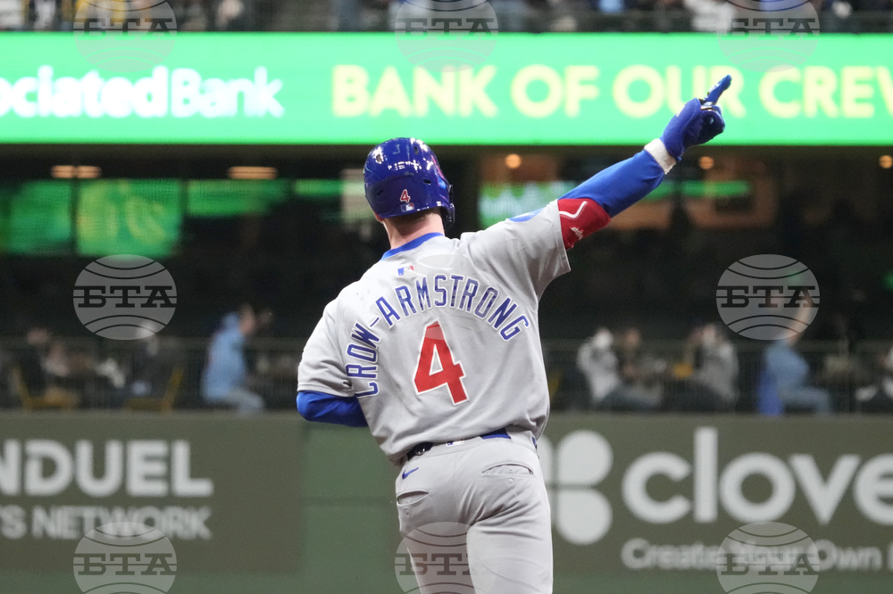Cubs Brewers Baseball
