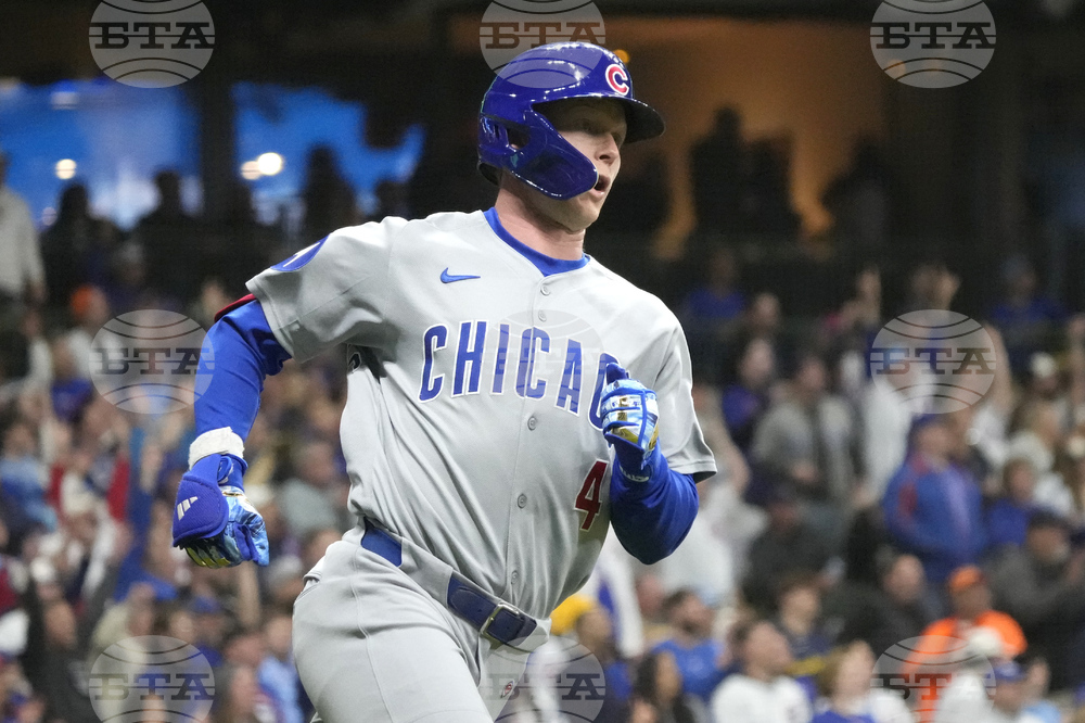 Cubs Brewers Baseball
