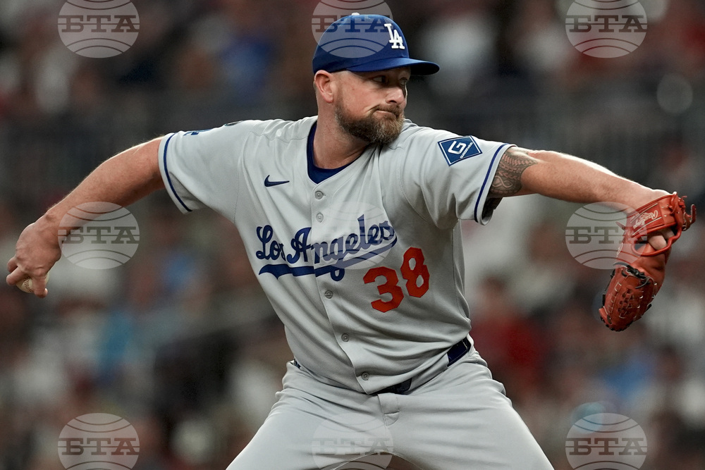 Dodgers Braves Baseball