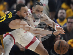 APTOPIX Rockets Warriors Basketball