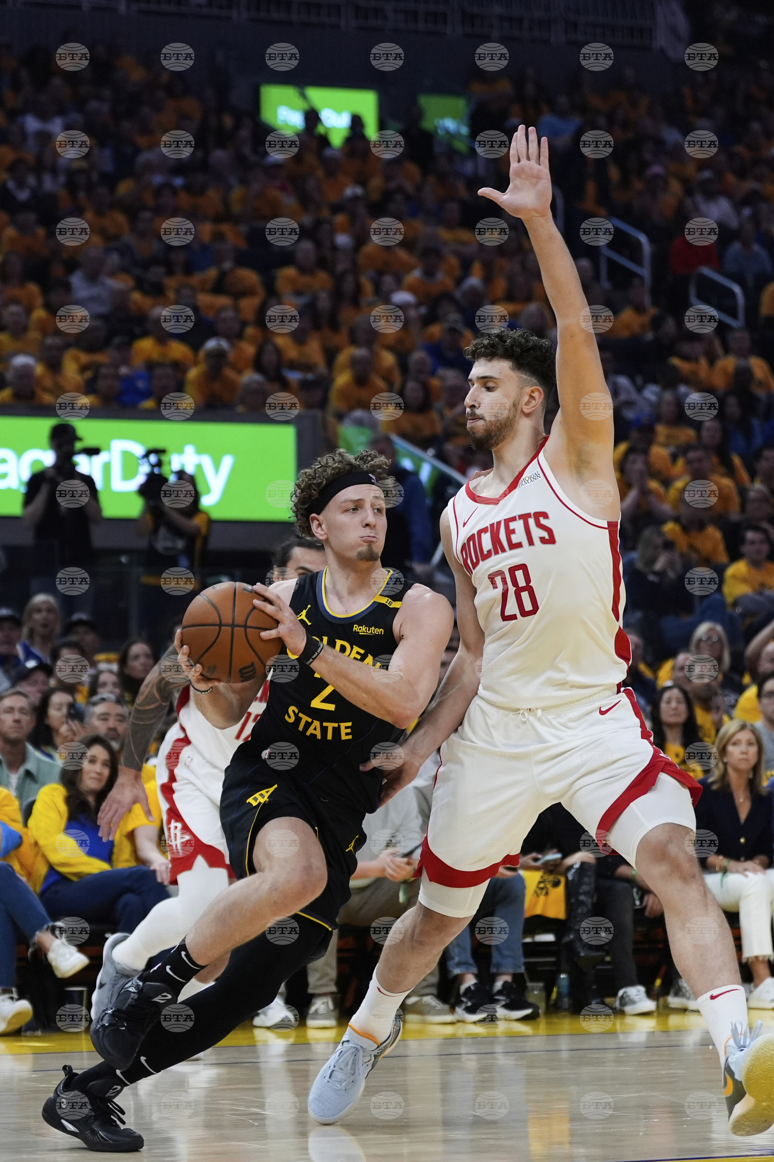 Rockets Warriors Basketball