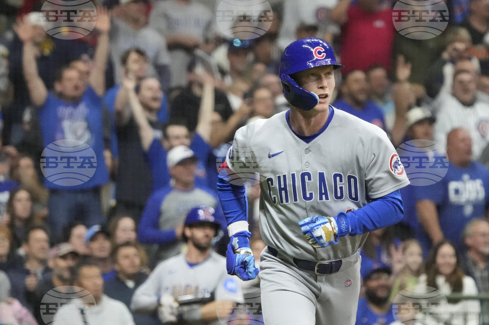 Cubs Brewers Baseball