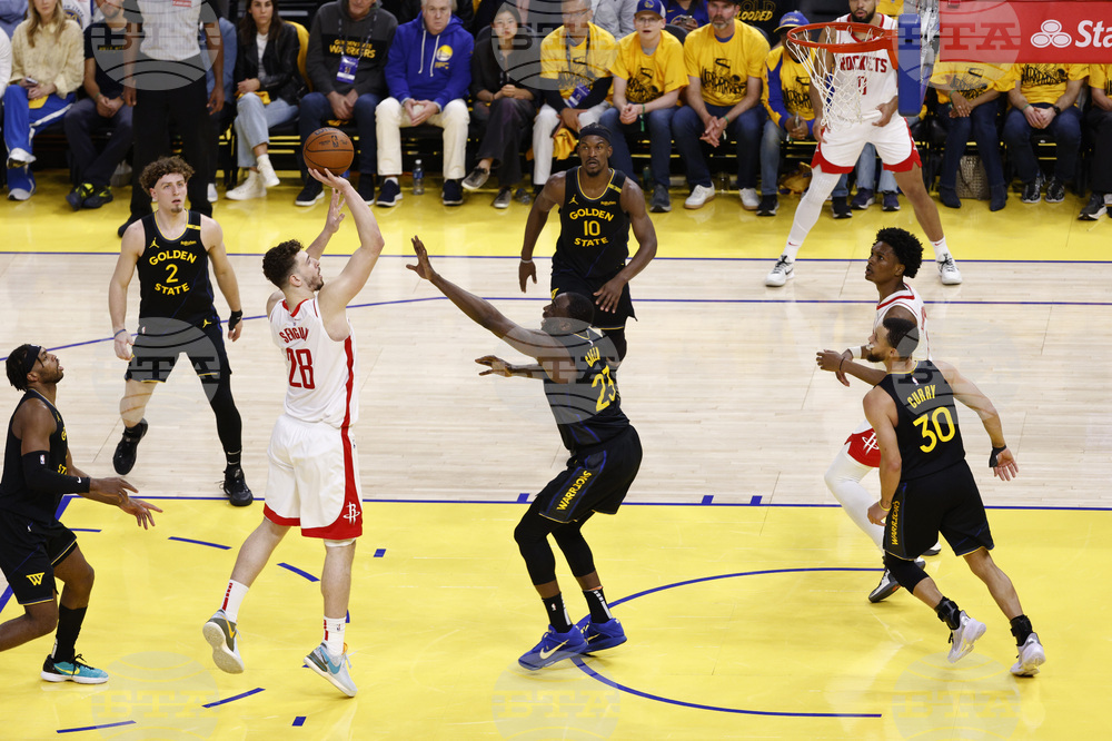 Rockets Warriors Basketball