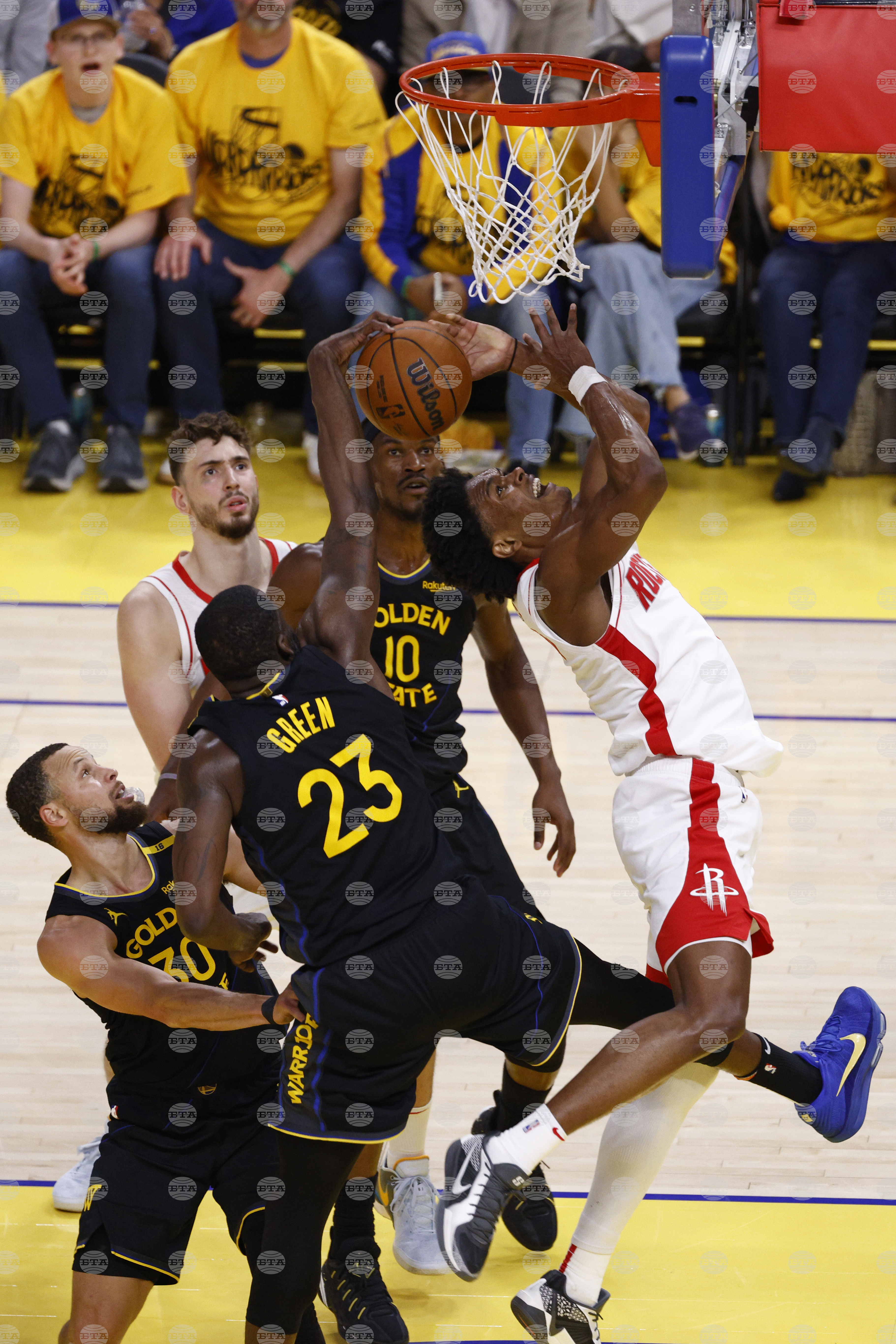 Rockets Warriors Basketball