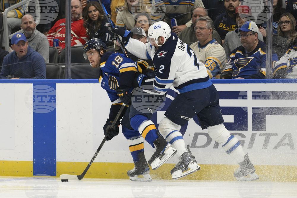 Jets Blues Hockey