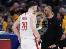 Rockets Warriors Basketball