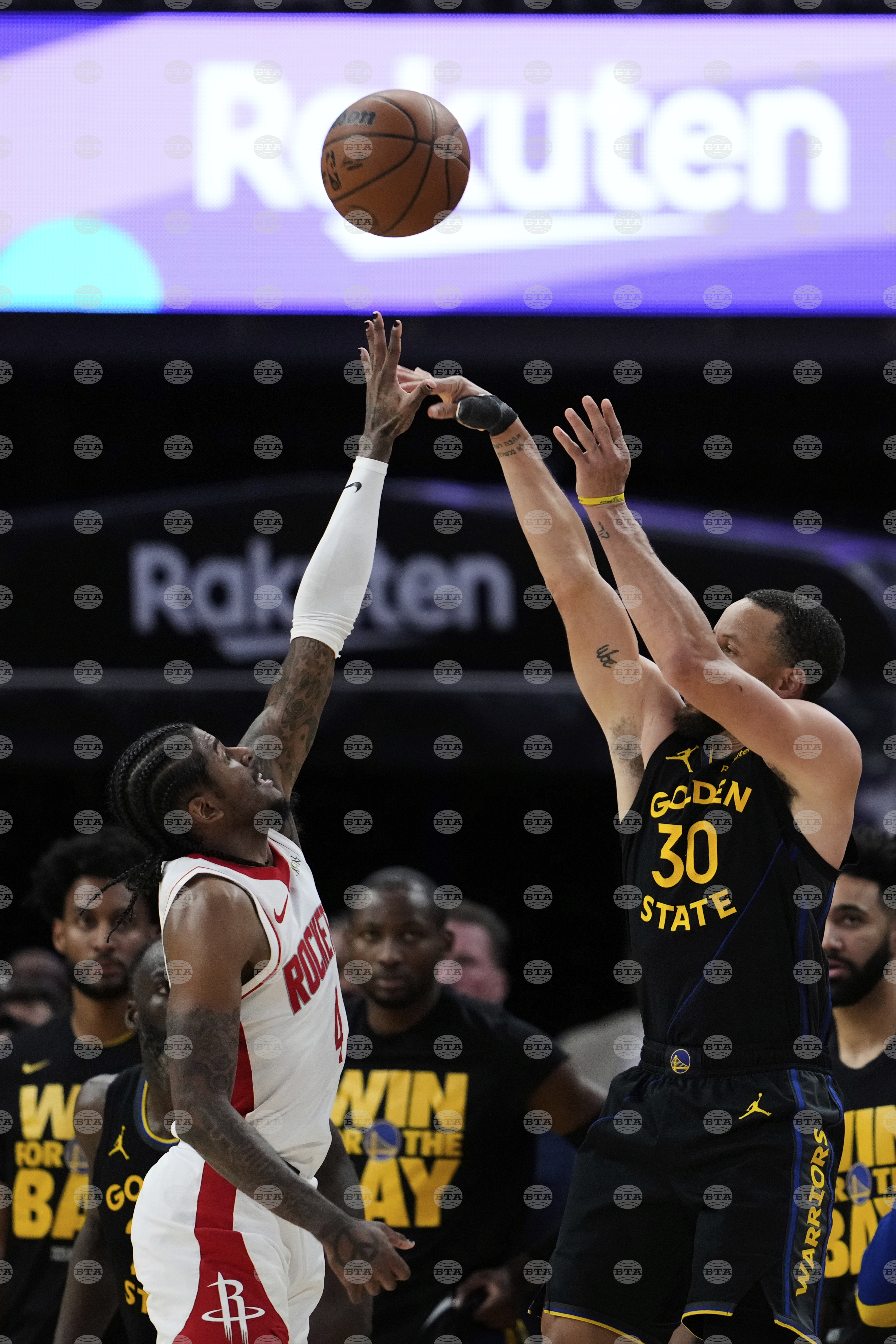 Rockets Warriors Basketball