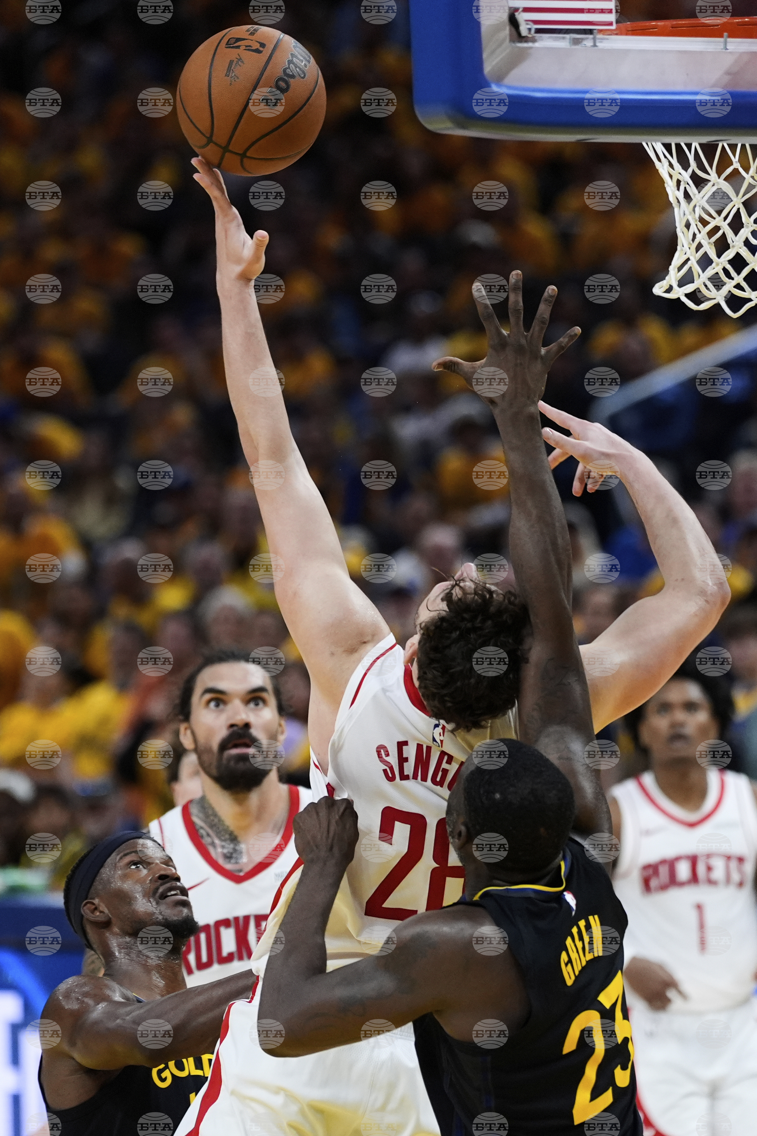 Rockets Warriors Basketball