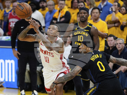 Rockets Warriors Basketball