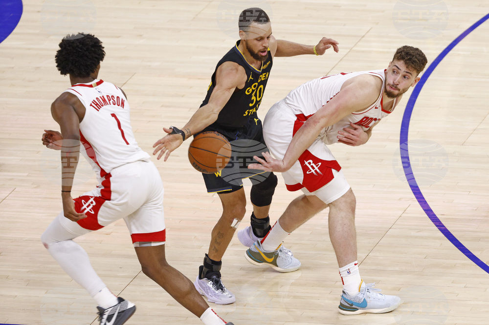 Rockets Warriors Basketball