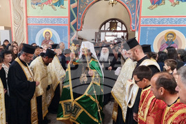 Шумен - патриарх Даниил - молебен