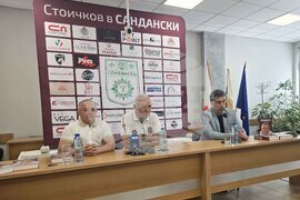 Сандански - Христо Стоичков - пресконференция