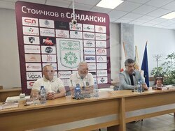 Сандански - Христо Стоичков - пресконференция