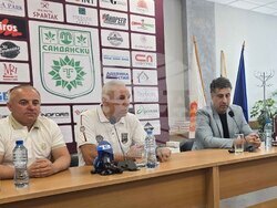 Сандански - Христо Стоичков - пресконференция