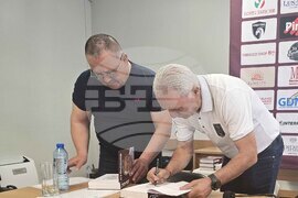 Сандански - Христо Стоичков - пресконференция