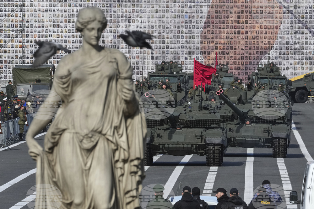 Russia Victory Day Parade Rehearsal