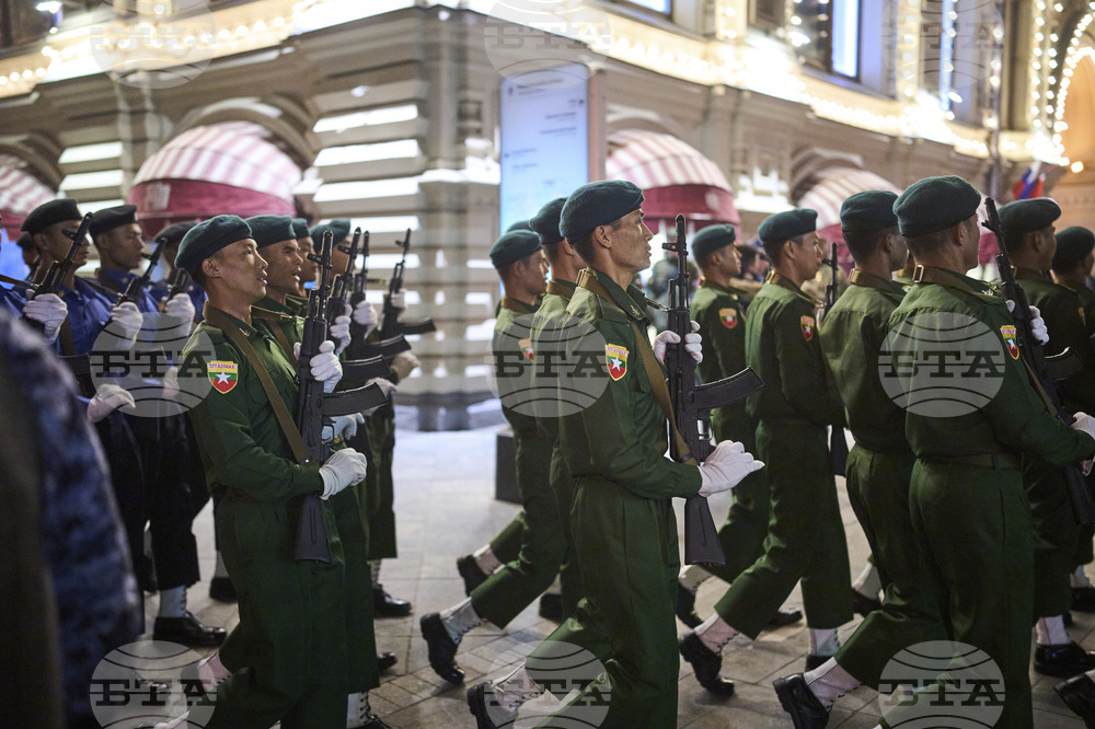 Russia Victory Day Parade Rehearsal