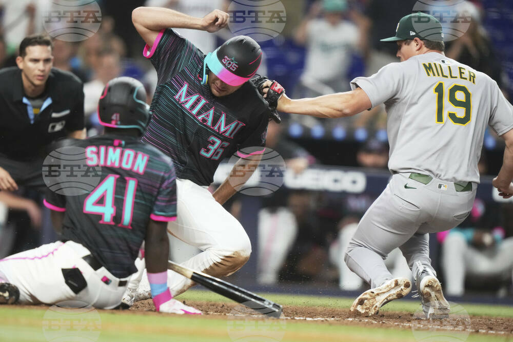Athletics Marlins Baseball