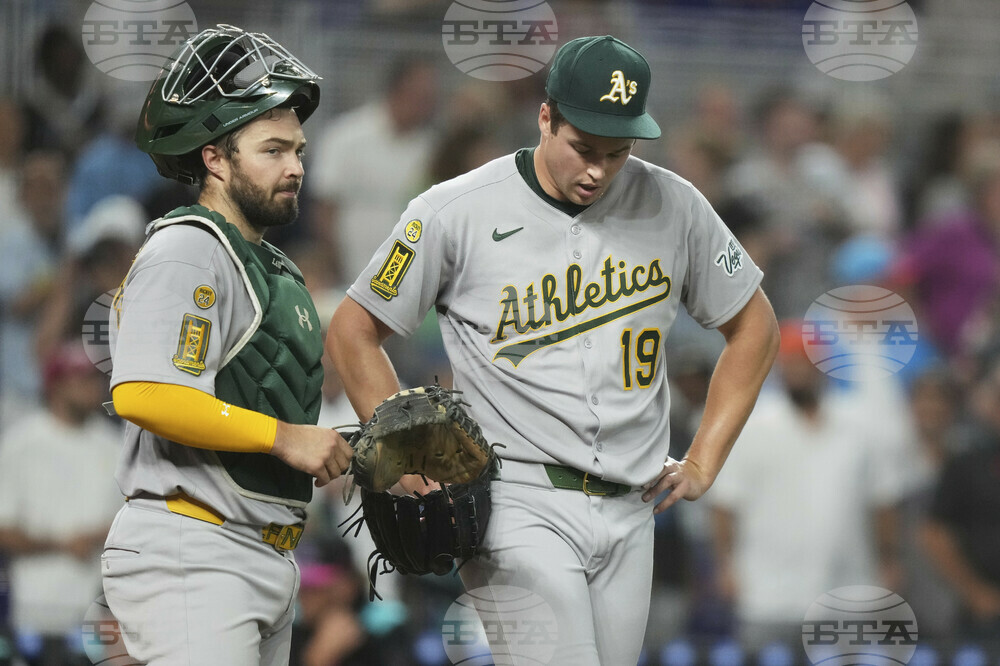 Athletics Marlins Baseball