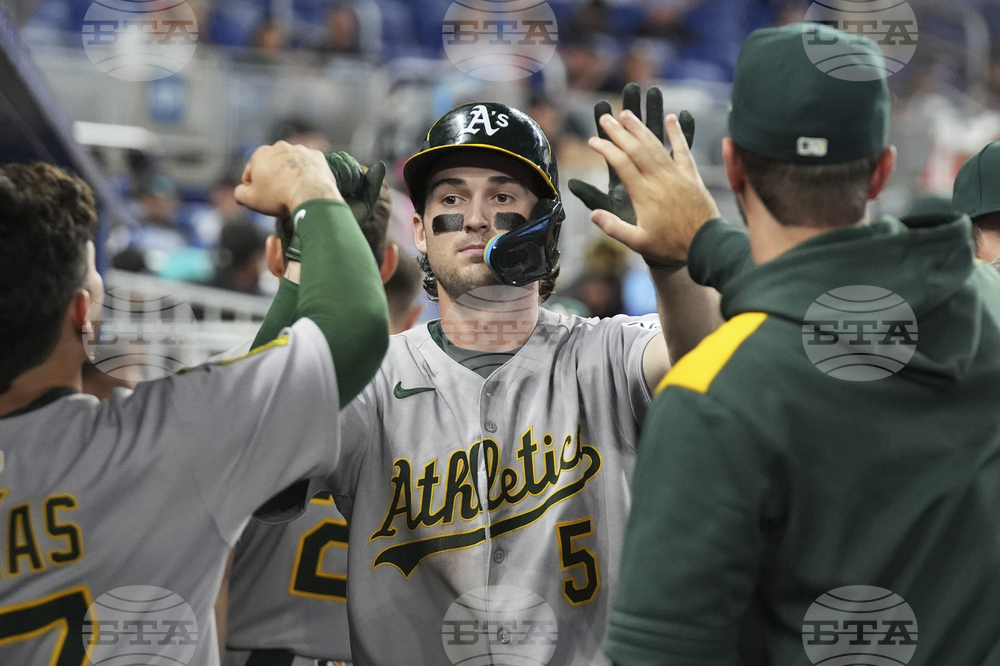 Athletics Marlins Baseball