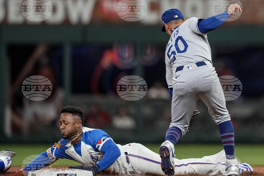Dodgers Braves Baseball