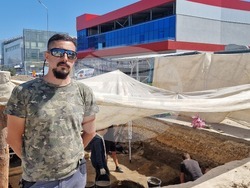 Пловдив - Плоска могила - разкопки - Стоян Иванов