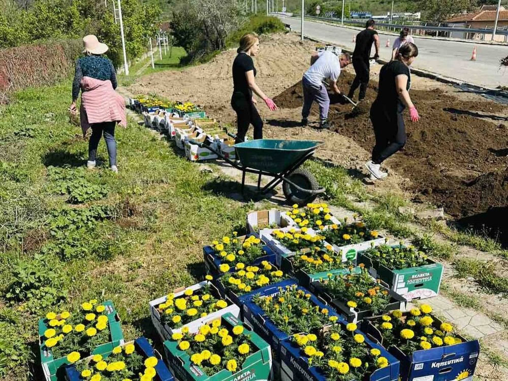 В Николаево се състоя акция по почистване и облагородяване на градската среда 