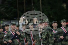 Водосвет на знамената светини - репетиция