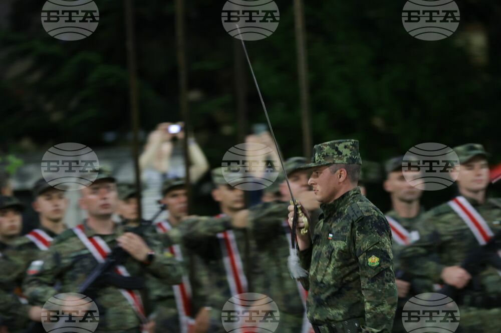 Водосвет на знамената светини - репетиция