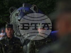 Водосвет на знамената светини - репетиция