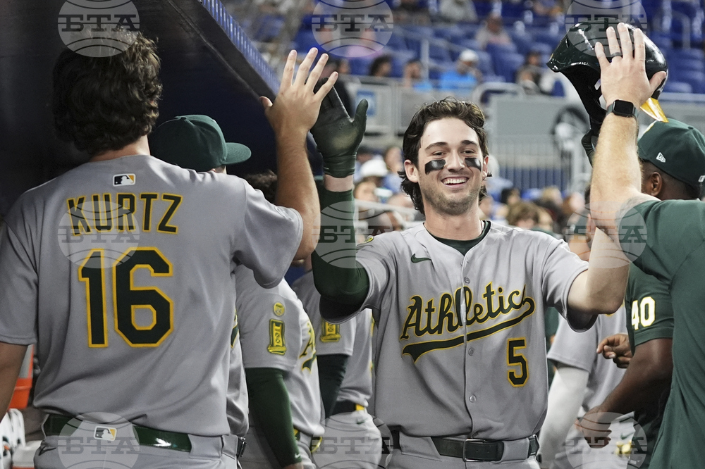 Athletics Marlins Baseball