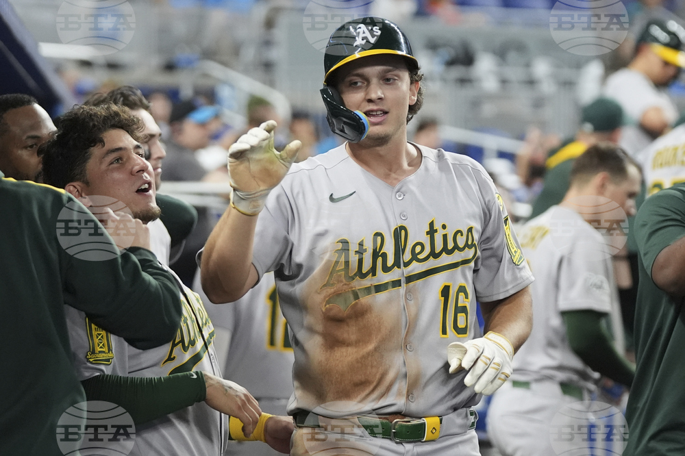 Athletics Marlins Baseball