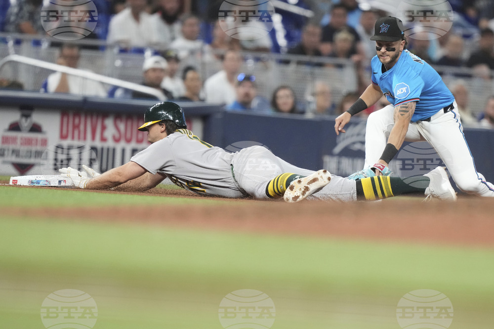 Athletics Marlins Baseball