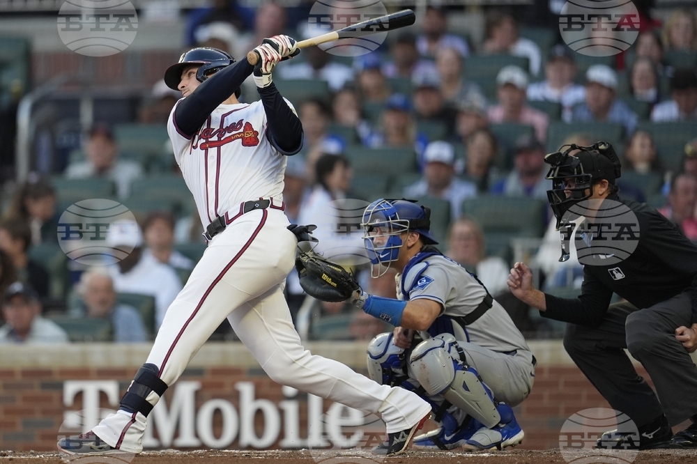 Dodgers Braves Baseball