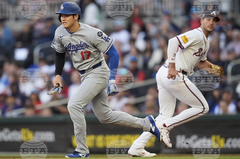 Dodgers Braves Baseball