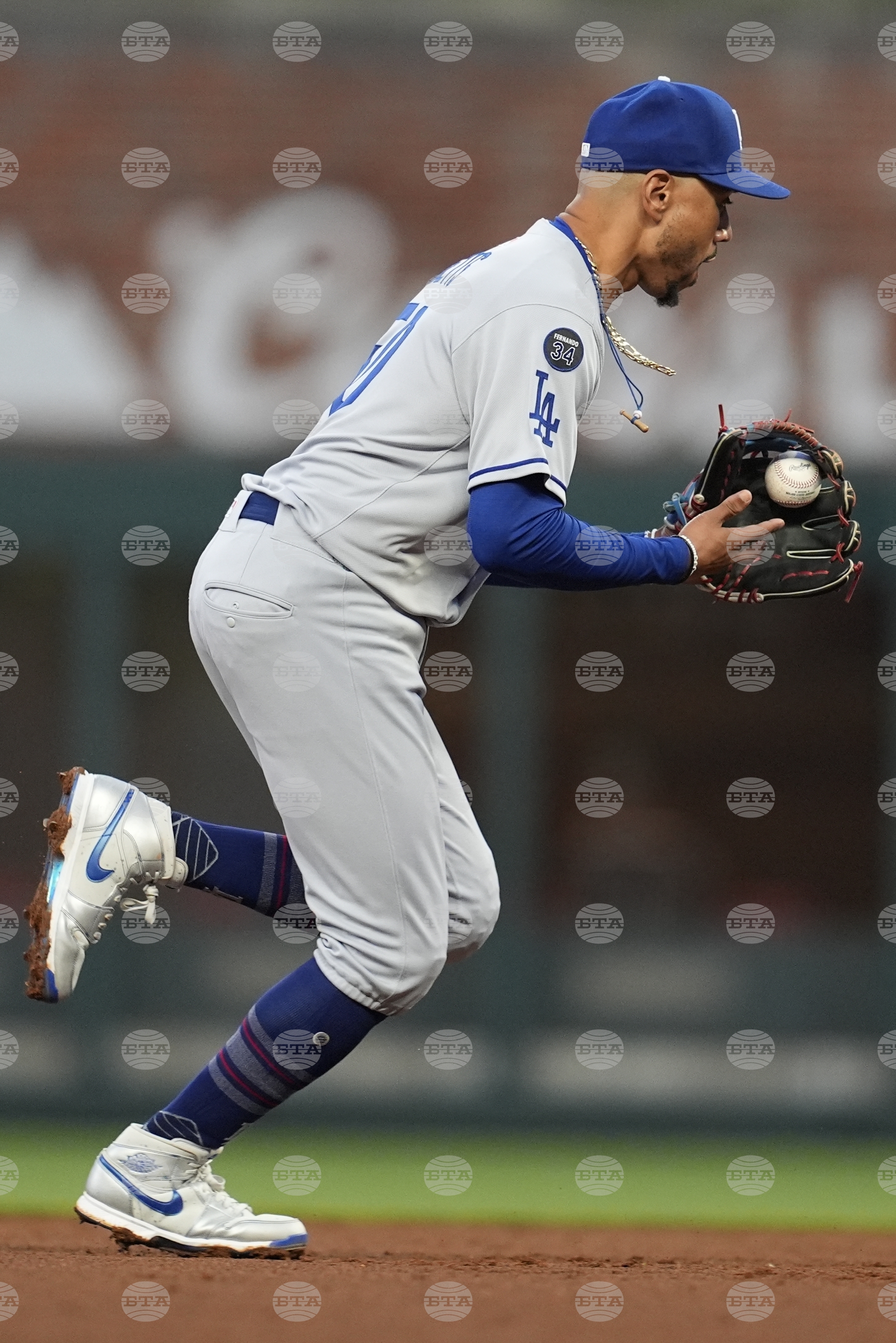 Dodgers Braves Baseball