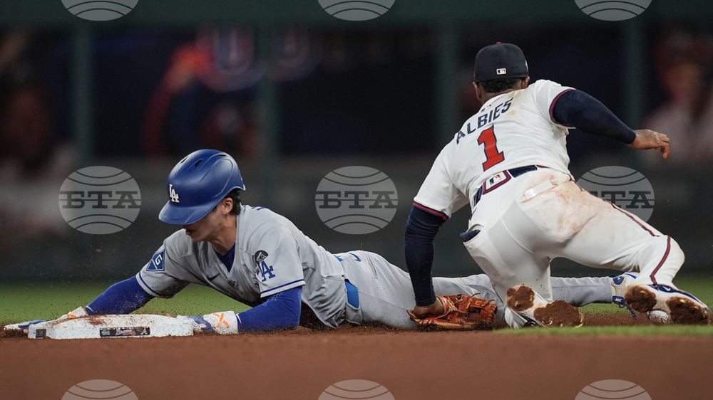 Dodgers Braves Baseball