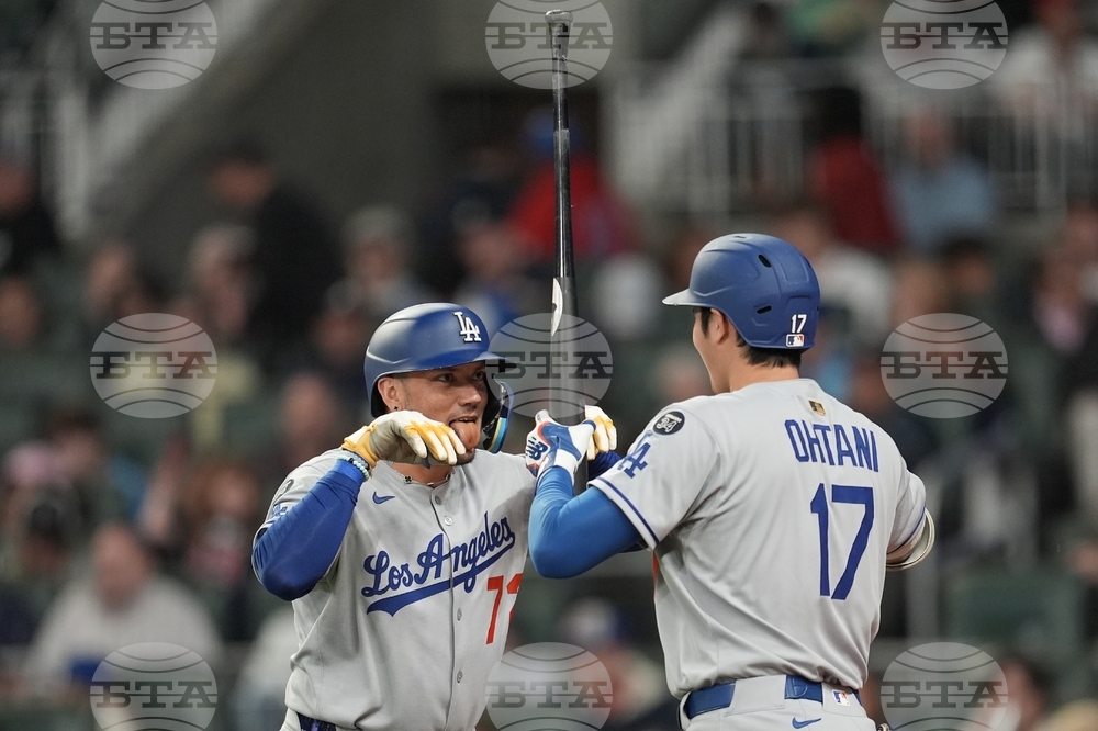 Dodgers Braves Baseball