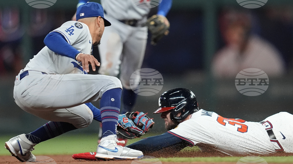 Dodgers Braves Baseball