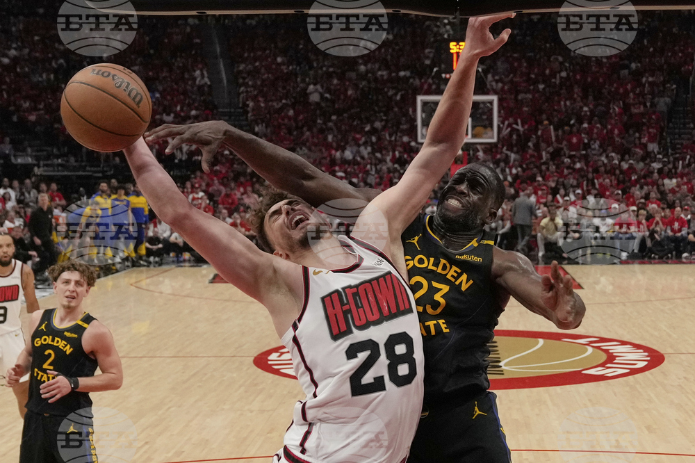 APTOPIX Warriors Rockets Basketball