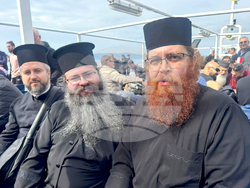 Света гора - ферибот - епископ Герасим - манастир „Св. вмчк. Георги Зограф“