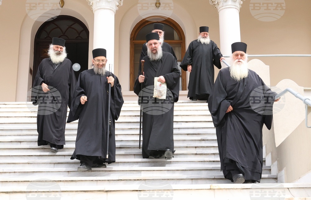 Гърция - Карея - Света Гора - Зографски манастир - празник