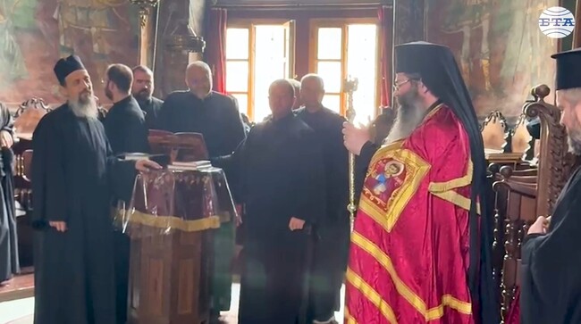 Мелнишкият епископ Герасим пристигна в „Свети великомъченик Георги Зограф” на Света гора