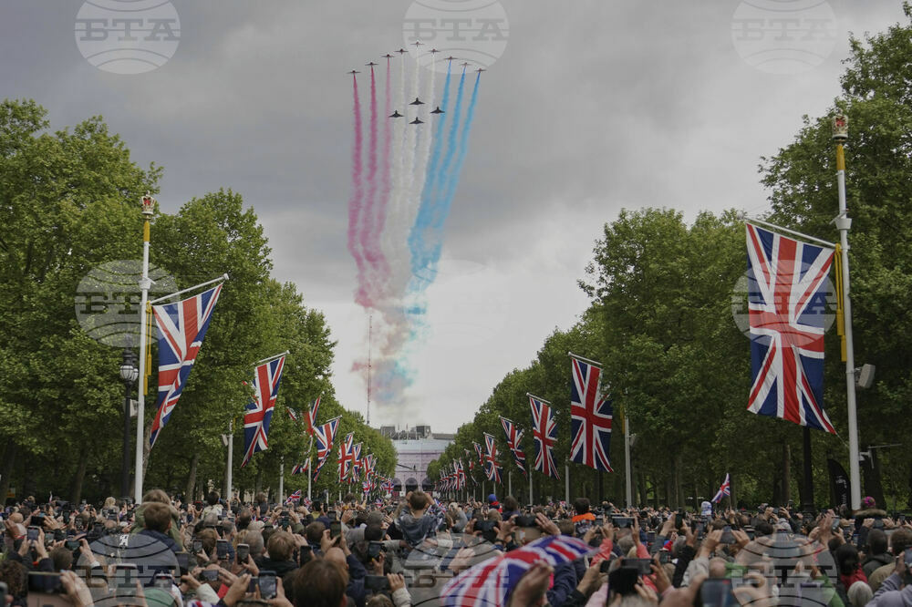 APTOPIX Britain VE Day Parade