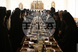 Гърция - Света Гора - Зографски манастир - празник