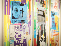 Британски артист показа в изложба впечатленията си от едномесечна резиденция в България, снимка – организатори/ Fred Moon