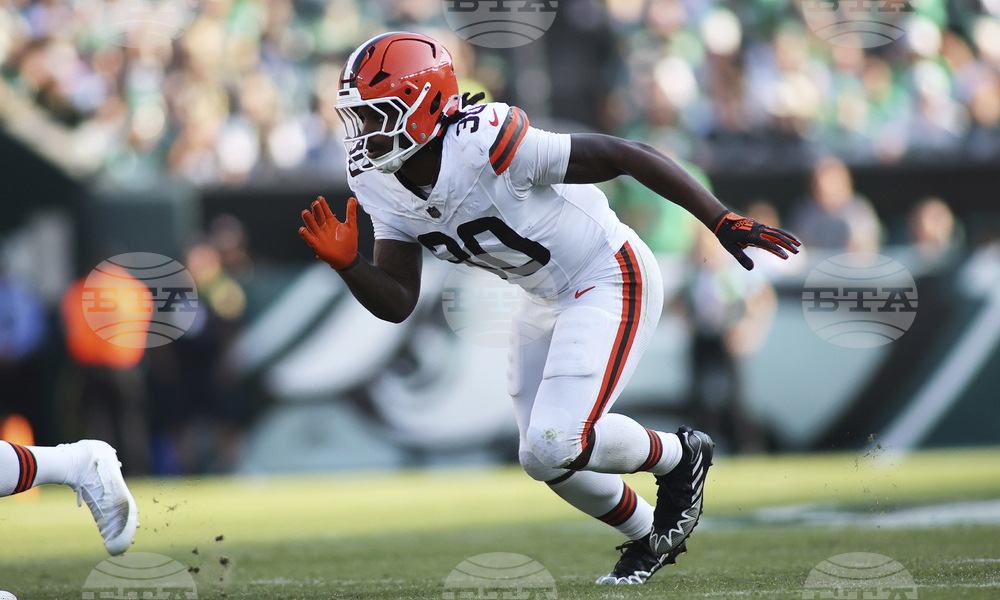 Browns-Bush Charged Football